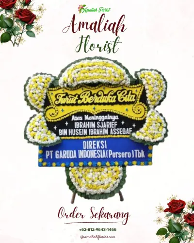 Papan Bunga Duka di Palem Lestari Funeral Service